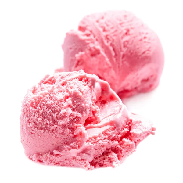 Scoop di gelato alla fragola — Foto Stock