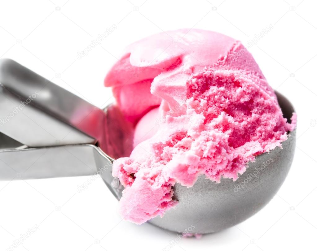 Scoop of Strawberry Ice Cream