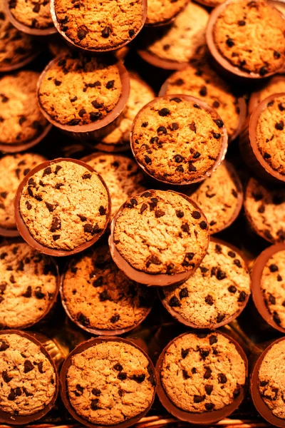 Biscotti con gocce di cioccolato Foto Stock