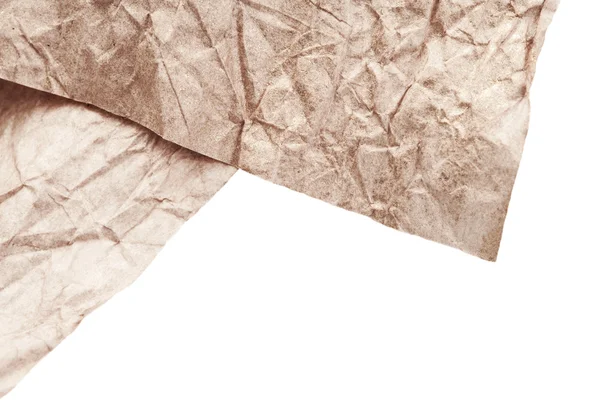 Смятый лист бумаги — стоковое фото