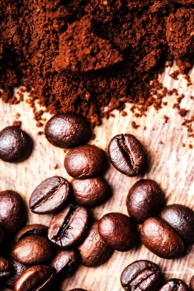 ブラック コーヒー豆 — ストック写真