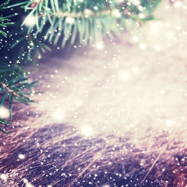 Kerstmis achtergrond met decoratie van Kerstmis — Stockfoto