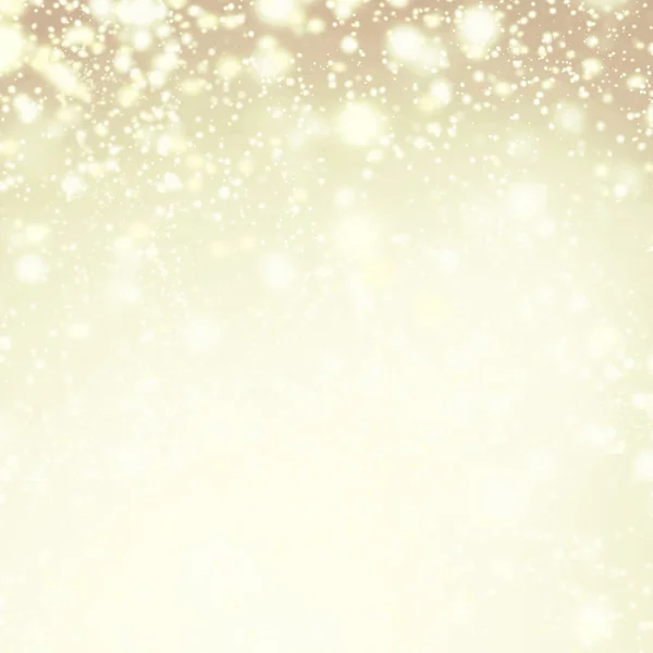 ゴールドの輝き - クリスマス デフォーカス ライトの背景 — ストック写真