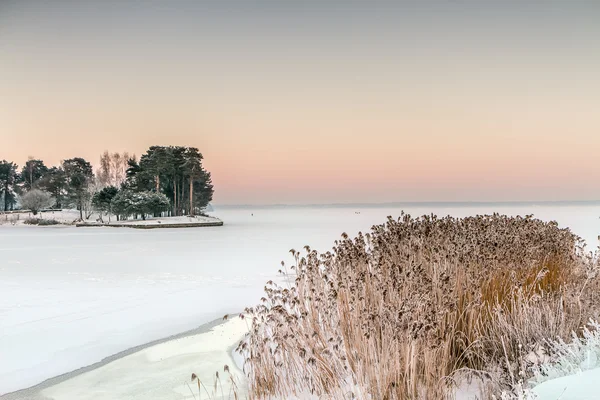 Lagune en soirée — Photo