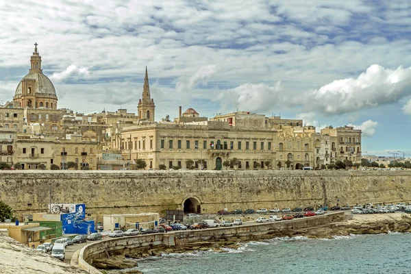 Maltese old balconies — Stock Photo, Image