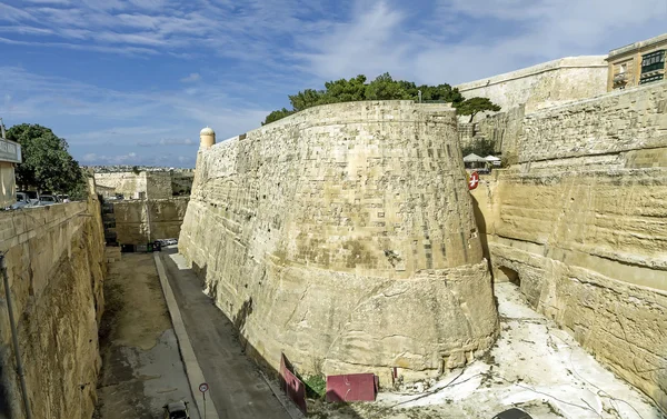 Régi Valletta paloták — Stock Fotó