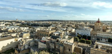 Victoria görünümünden Citadele Malta