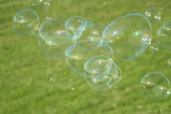 Many soap bubbles — Stock Photo, Image