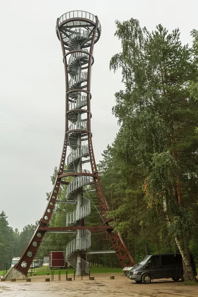 Alta torre nel bosco — Foto Stock