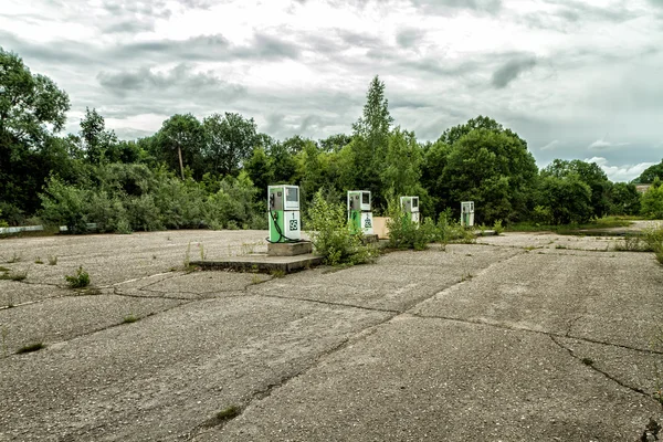 Old gas station — Stock Photo, Image