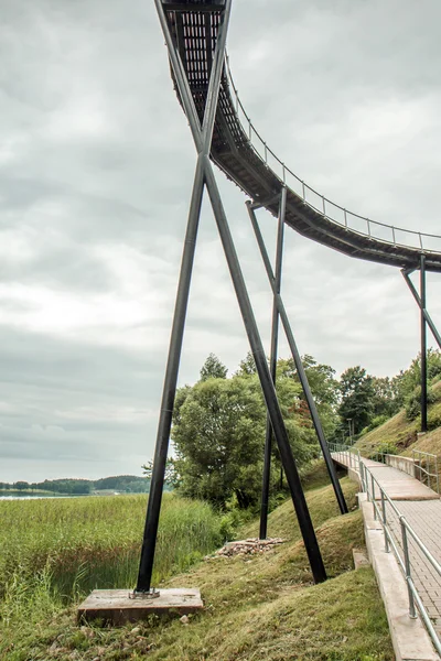 Torre sul lago di Zarasai — Foto Stock