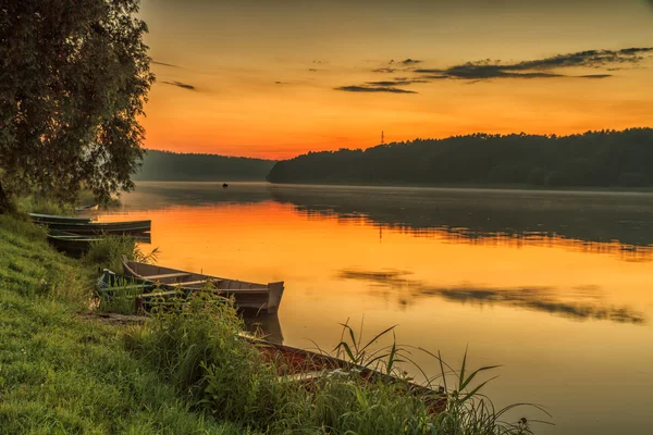 Río al atardecer —  Fotos de Stock