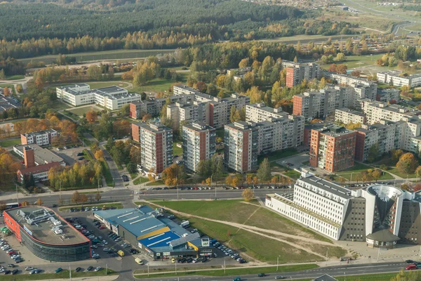 Город Вильнюс сверху — стоковое фото