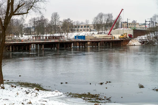 Bridge under construction — Stock Photo, Image