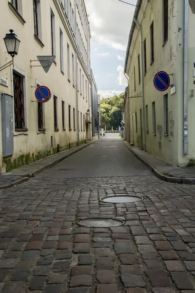 Oude stad straatciudad vieja calle — Stockfoto