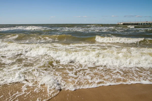 Ondas do mar Báltico — Fotografia de Stock