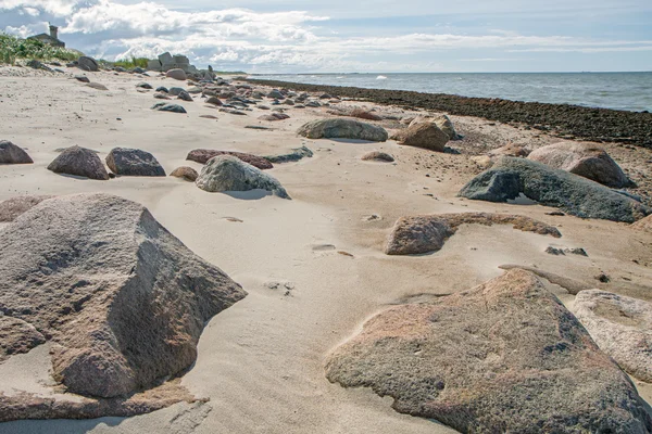 Pietre sulla riva del Mar Baltico — Foto Stock