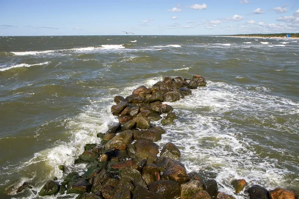 Deniz içinde birçok taş — Stok fotoğraf