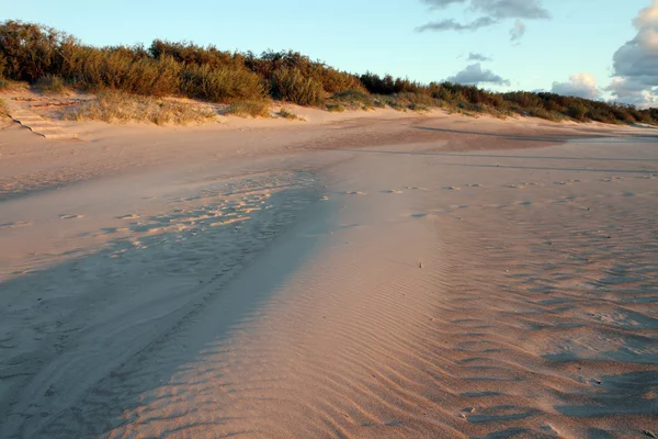 모래에 일몰zonsondergang op zand — 스톡 사진