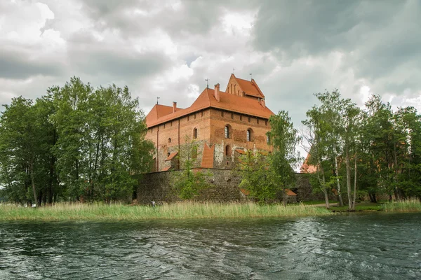 Trakai slot bygning - Stock-foto