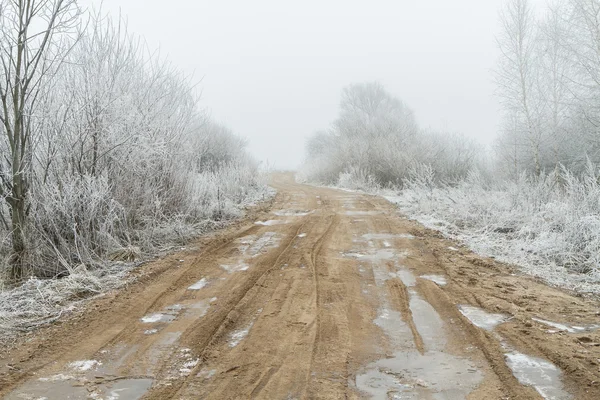 道路や氷 — ストック写真