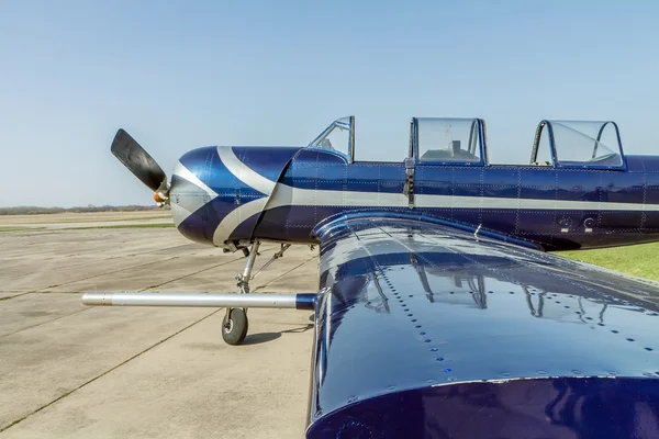 Sport airplane close — Stock Photo, Image