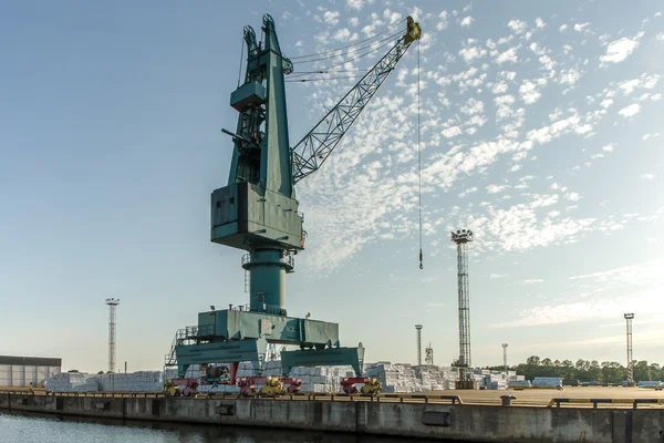 Working port cranes — Stock Photo, Image