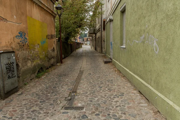 Oude smalle straat — Stockfoto