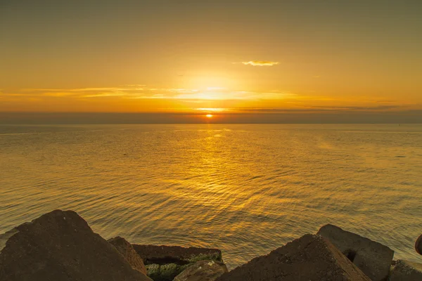 Baltic sea in avond — Stockfoto