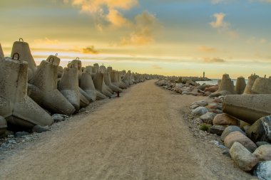 Pier deniz feneri ile