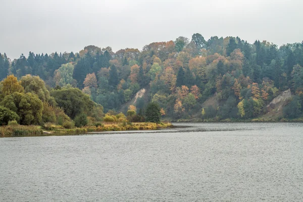 Neman River in autumn — Stock Photo, Image
