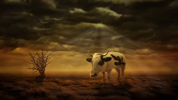 豚と牛のハイブリッド — ストック写真