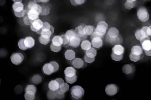 模糊的灯光暗灰色背景 带有柔和光的抽象Bokeh 喜庆的圣诞质感 — 图库照片