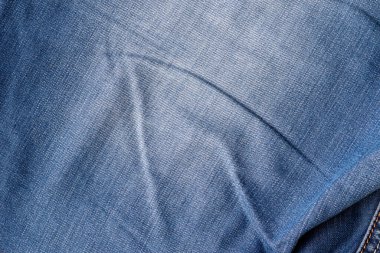 Mavi kot kumaş kumaş. Dikiş arkaplan ile sıkıntılı kot
