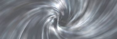 Spiral girdap gri yumuşak bulanık soyut eğim arkaplanı. Geniş pankart
