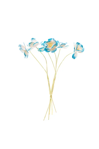 꽃향기를 맡기 위한 종 이 꽃 꽃다발 — 스톡 사진