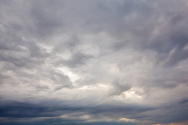 Stunning Sunset Very Colorful Clouds Nature Background Sky Bright Blue — Stock Photo, Image