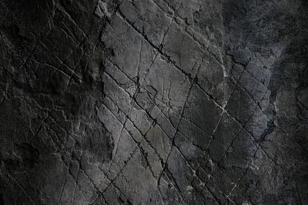Koyu grunge duvar dokusu. Eskimiş eski duvar dokusu arka planı. Retro Vintage Duvar Kağıdı. Peel Grey Stucco desenli eski tuğla duvar. duvar dokusu koyu gri grunge arkaplan.