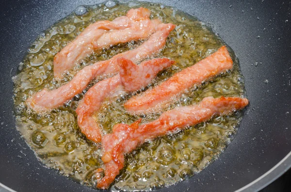 Tiras de carne fritas — Foto de Stock