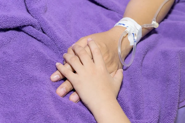 Primer plano del paciente en el hospital — Foto de Stock