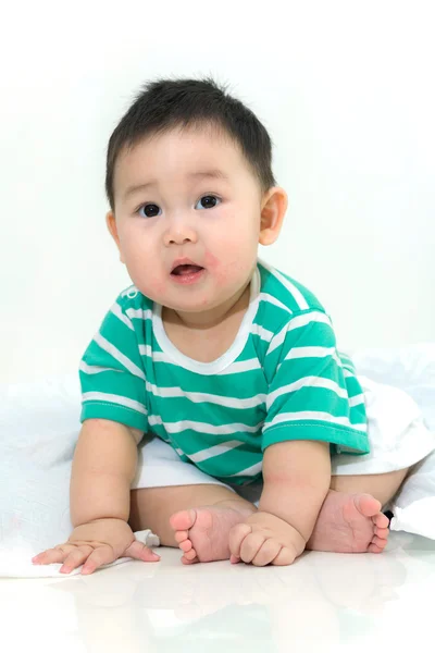 Porträtt av söt bebis, — Stockfoto