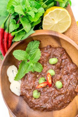 Tayland Mutfağı nam prik veya chili Yapıştır karışımları 