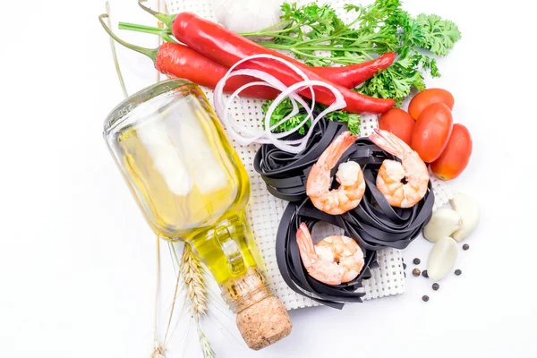 Pastas italianas con verduras —  Fotos de Stock