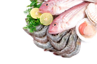 Fresh seafood clipart