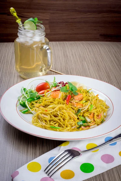 Pan fried noodle — Stock Photo, Image
