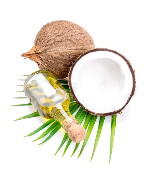 Coconut oil for alternative therapy — Stock Photo, Image