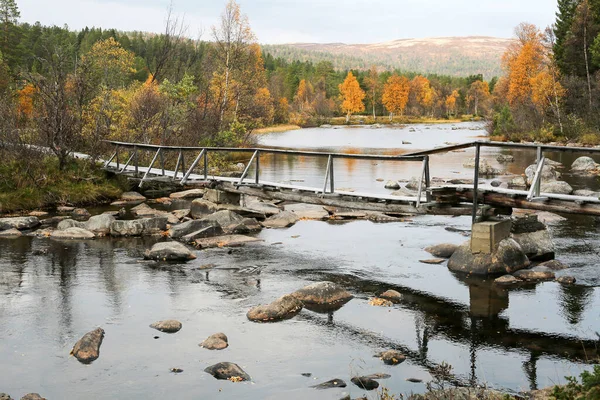 Caída Río Inna Situado Innerdalen Innset Noruega — Foto de Stock