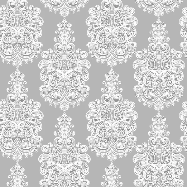 Fond baroque vintage sans couture . — Image vectorielle