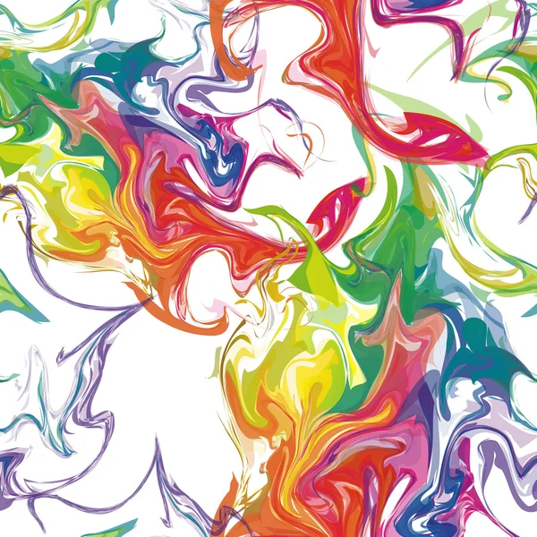 Fondo sin costuras Coloridas manchas de pintura — Vector de stock