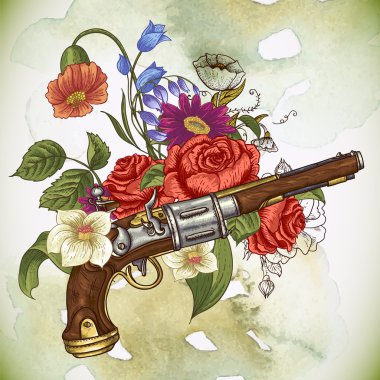 Free Free Flower Gun Svg SVG PNG EPS DXF File